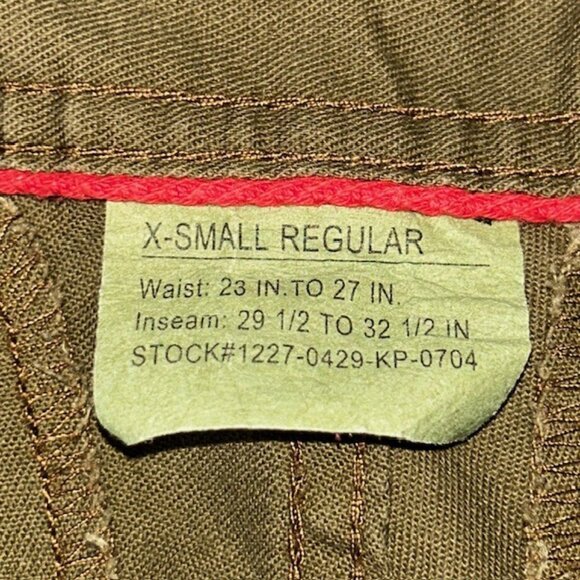 Rothco BDU Tactical Cargo Military Pants Men's 27x32 Pocket Military Twill Green - Picture 4 of 7